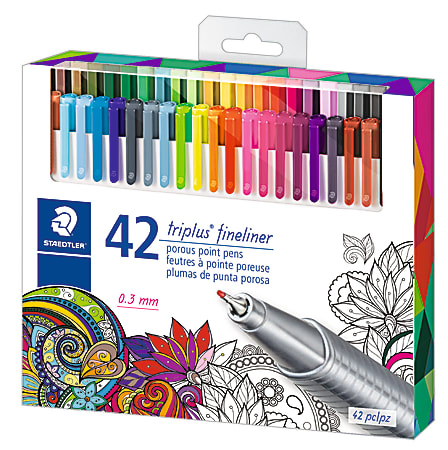 4-Pack Colored Staedtler Fine-Point Pens – Swipies