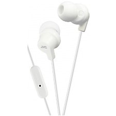 JVC In Ear Headphones HA-FR15 - Stereo - Mini-phone - Wired - 8 Hz - 23 kHz - Earbud - Binaural - In-ear - 3.94 ft Cable - White