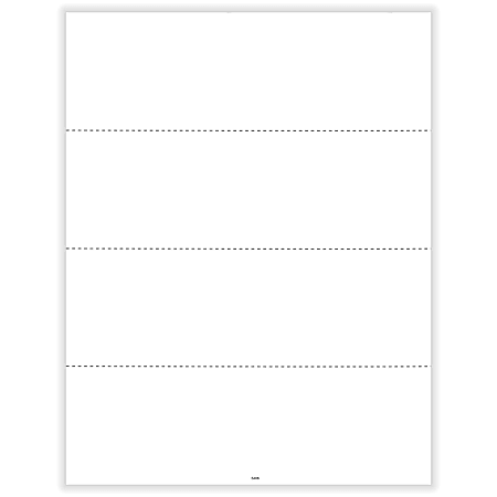 ComplyRight&reg; W-2 Blank Tax Forms, 4-Up (Horizontal), No Instructions, 8-1/2" x 11", Pack Of 500 Forms, 5408B26