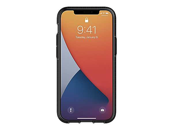 Griffin Survivor Clear - Back cover for cell phone - black - for Apple iPhone 12 mini