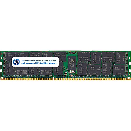 HPE 8GB (1x8GB) Dual Rank x4 PC3L-10600 (DDR3-1333) Reg CAS-9 LP Memory Kit/S-Buy - For Server - 8 GB (1 x 8 GB) - DDR3-1333/PC3-10600 DDR3 SDRAM - CL9 - ECC - Registered - 240-pin - DIMM