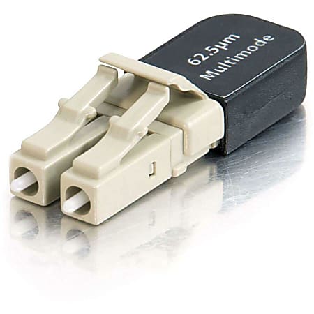 C2G Duplex LC 62.5/125 Multimode Fiber Loopback - Loopback connector - LC multi-mode (M) - fiber optic - 62.5 / 125 micron - gray