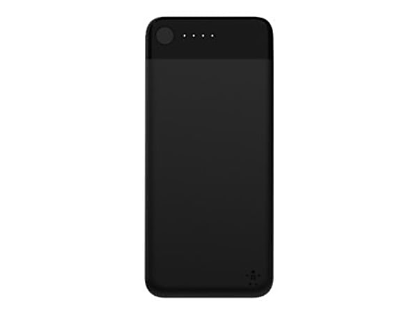Belkin BOOST↑CHARGE Power Bank 5K With Lightning Connector - For iPhone, iPad - 5000 mAh - 1 x USB - Black