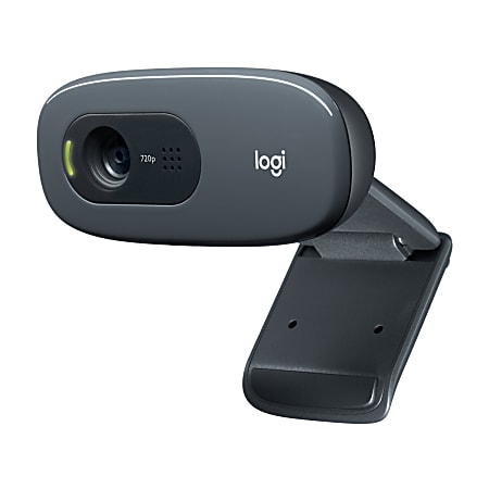 Logitech® C270 HD Webcam with Noise-Reducing Mics for