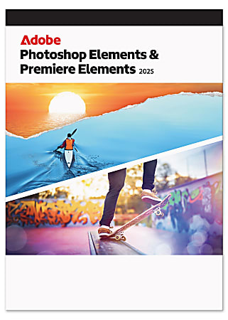 Adobe Photoshop Elements 2025 &amp; Premiere Elements 2025 For Mac And PC, 3-Year Subscription