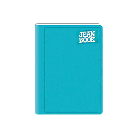 Norma Notebook, Jean, 100 Sheets, College-Ruled, 7-1/2" x 9-3/4", Blue, Total Qty 1