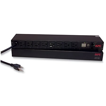 APC NetShelter Rack PDU Switched 1U 1.4kW 120V 15A 8NEMA 5 15P outlets ...