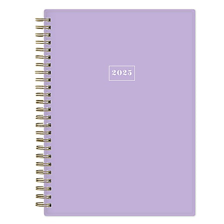 Blue Sky 2025 Day Designer Weekly/Monthly Planning Calendar, 5 7/8 x 8 5/8 , Wisteria, January 2025 To December 2025