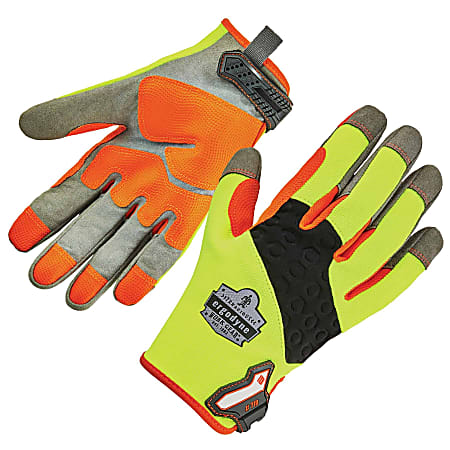 Ergodyne ProFlex 710 Heavy-Duty Utility Gloves, Large, Lime