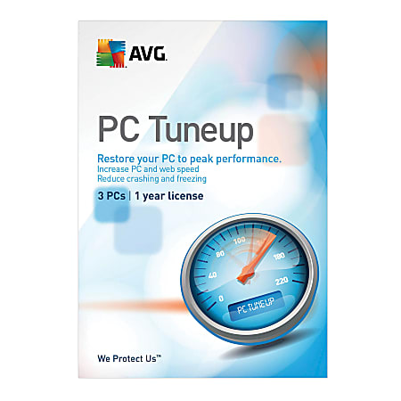 AVG PC TuneUp, For 3 Users, Traditional Disc