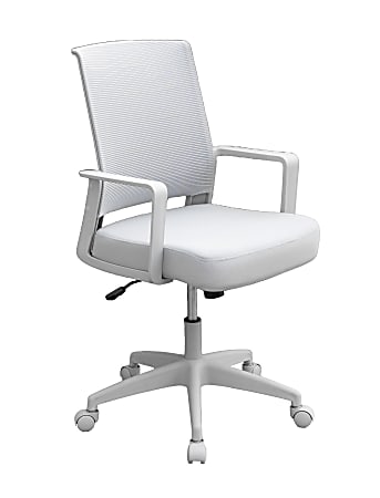 Boss Office Products Ergonomic Mesh High-Back Task Chair, Gray
