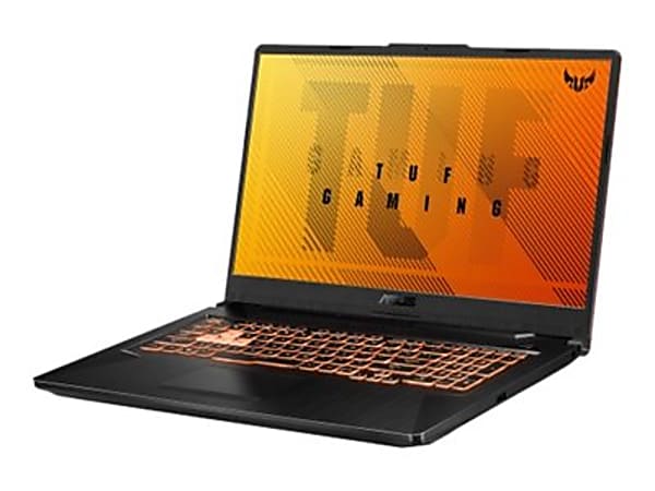 TUF Gaming F17 FX706 FX706LI-RS53 17.3" Rugged Gaming Notebook  - 1920 x 1080 - Intel Core i5 i5-10300H Quad-core 2.50 GHz - 8 GB RAM - 512 GB SSD - Bonfire Black - Windows 10 Home - NVIDIA GeForce GTX 1650 Ti with 4 GB