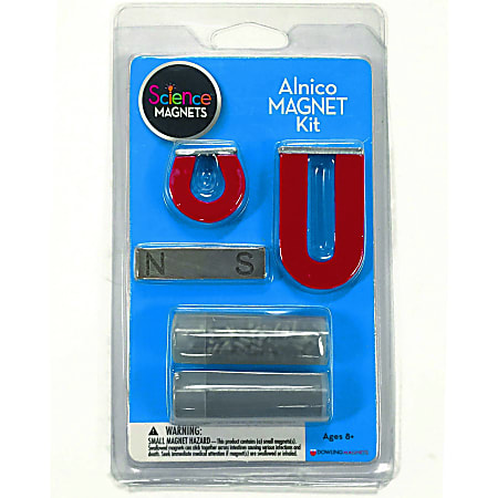 Dowling Magnets Alnico Science Kit, 3"H x 1/4"W x 1/2"D, Grades 3 - 12
