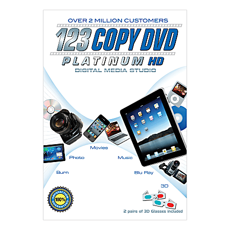 123 Copy DVD Platinum 2012, Traditional Disc