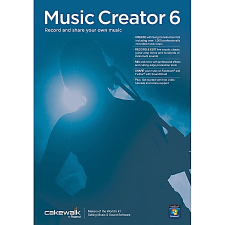 Cakewalk® Music Creator 6, Traditional Disc