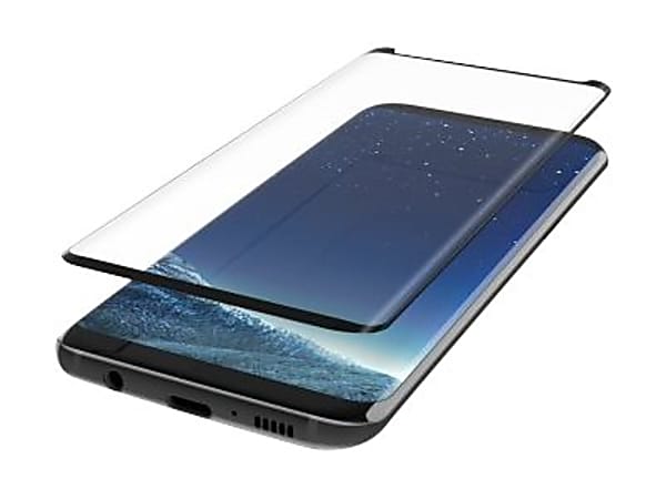 Belkin ScreenForce TemperedCurve Screen Protection for Samsung Galaxy S8 Crystal Clear - For LCD Smartphone - Drop Resistant, Impact Resistant, Scratch Resistant, Scuff Resistant, Fingerprint Resistant - 9H - Tempered Glass