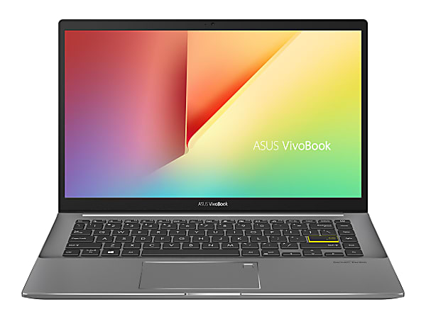 Asus VivoBook S14 Laptop, 14" Screen, Intel® Core™ i5, 8GB Memory, 512GB Solid State Drive, Indie Black, Light Gray, Windows® 10 Home