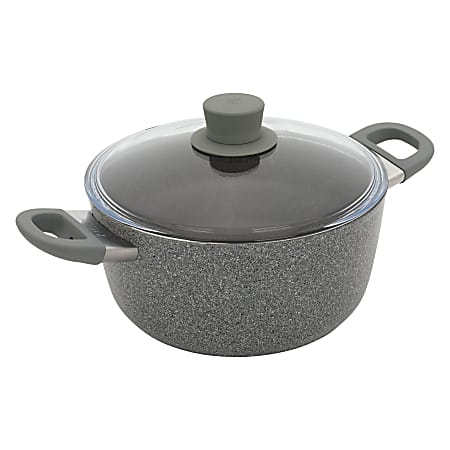 Zwilling Parma Plus 2-Piece Aluminum Nonstick Dutch Oven With Lid, 4.8-Quart, Gray