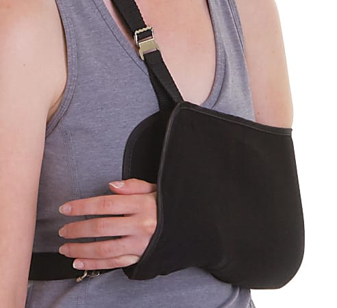 Medline Sling-Style Shoulder Immobilizer With Neck Pad, Small, Blue