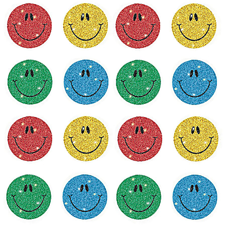Carson-Dellosa Chart Seals, Smiley Faces, Pack Of 440