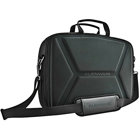 Mobile Edge Alienware Vindicator AWVBC14 Carrying Case (Briefcase) for 14" to 14.1" Notebook - Black - Weather Resistant, Scratch Proof Interior - Nylon - Alien Head Logo - Checkpoint Friendly