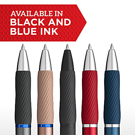 Sharpie S Gel Pens Fine Point 0.5 mm Black Barrels Blue Ink Pack Of 4 Pens  - Office Depot