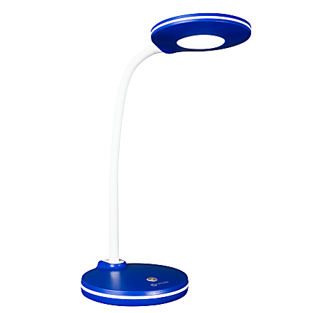 Bostitch 10-in Adjustable Magnifying White Desk Lamp with Plastic Shade at