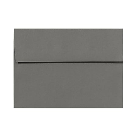 LUX Invitation Envelopes, A7, Peel & Stick Closure, Smoke Gray, Pack Of 1,000