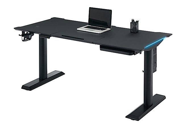 RS Gaming Chronos 66 W Height Adjustable Gaming Desk with