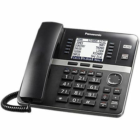 Panasonic 4 Line Expandable Base Phone System KX TGW420B
