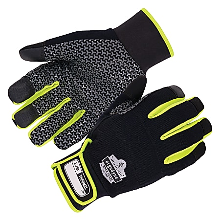 Ergodyne Proflex 850 Insulated Freezer Gloves, 3XL, Black