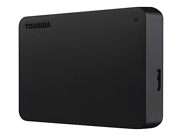 Toshiba CANVIO Basics Portable Hard Drive, 4TB, Matte Black
