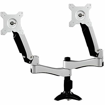 Amer Mounting Arm for Flat Panel Display, Monitor - Landscape/Portrait - TAA Compliant - Adjustable - AMR2AP