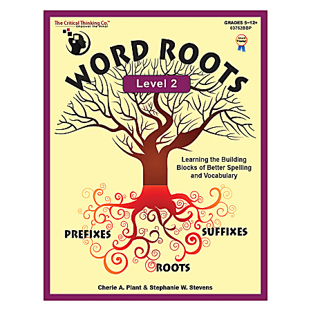 The Critical Thinking Co. Word Roots Level 2 Workbook, Grades 5-12