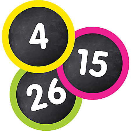 Schoolgirl Style Mini Cut-Outs, Twinkle Twinkle You're A STAR! Student Numbers, Preschool - Grade 5, Pack Of 35 Cut-Outs