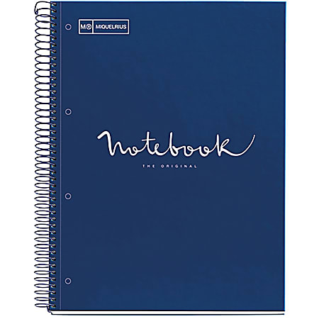 Roaring Spring® Fashion Tint Wirebound Notebook, 8 1/2" x 11", 1 Subject, Blue