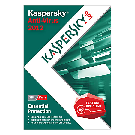 Kaspersky® Anti-Virus 2012, Traditional Disc