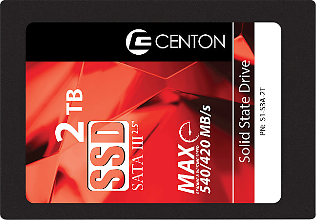 Centon MP 2TB  Internal Solid State Drive For Laptops, SATA III 2.5, S1-S3A-2T