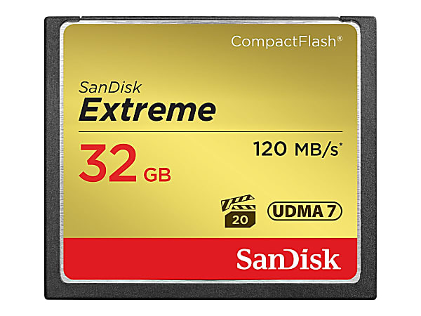 SanDisk Extreme - Flash memory card - 32 GB - CompactFlash