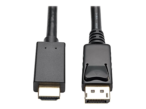 Tripp Lite DisplayPort To HDMI Adapter With Latches,