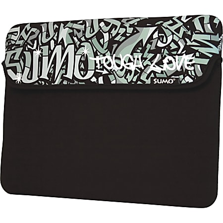Sumo 10/11.6 Inch Graffiti Netbook Sleeve - 8.75" x 11.75" x 0.75" - Neoprene - Black