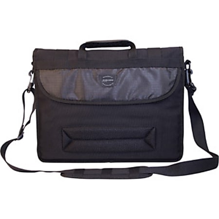 Mobile Edge Canvas ECO Messenger Bag Black Office Depot