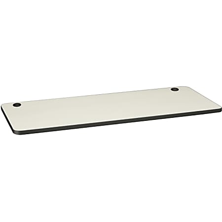 HON Huddle Utility Table Top - Rectangle Top - 60" Table Top Width x 24" Table Top Depth x 1.13" Table Top Thickness - Charcoal