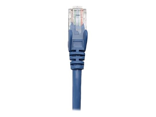 Intellinet Network Patch Cable, Cat5e, 2m, Blue, CCA, U/UTP, PVC, RJ45, Gold Plated Contacts, Snagless, Booted, Lifetime Warranty, Polybag - Patch cable - RJ-45 (M) to RJ-45 (M) - 6.6 ft - UTP - CAT 5e - molded, snagless - blue