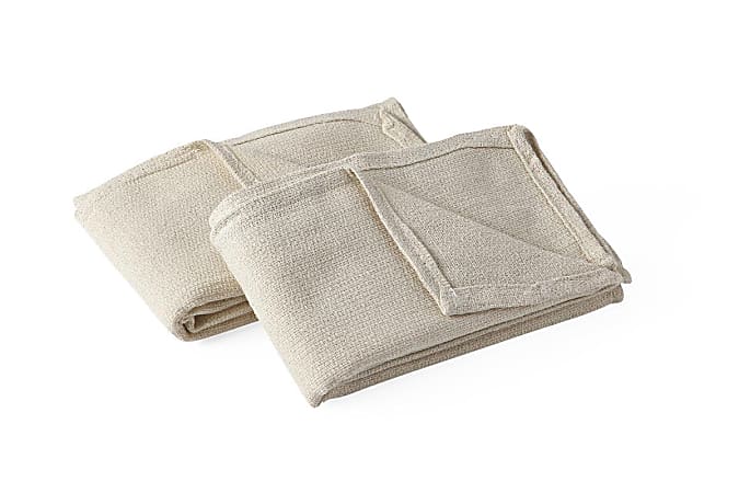 Medline Sterile Disposable Cotton O.R. Towels, 27" x 17", Natural, Pack Of 2 Towels, Case Of 40 Packs