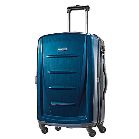 Samsonite® Winfield 2 Polycarbonate Rolling Spinner, 28"H x 19"W x 12"D, Deep Blue