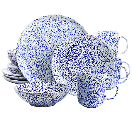 Blue stoneware online dinnerware