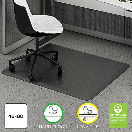 Deflecto glass floor best sale mat