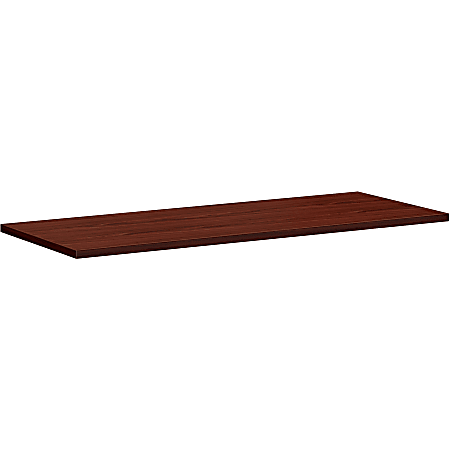 HON Motivate Tabletop - Rectangle - x 1.1" Thickness Top, 60" Width x 24" Depth - Mahogany Table Top - Durable - For Office - 1 Each
