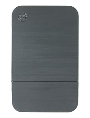 GE UltraPro 2-Outlet Surge Protector With USB Ports, Black, 33642